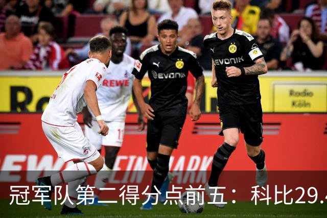 冠军队第二得分点前五：科比29.4分第一，詹姆斯竟然也上榜！